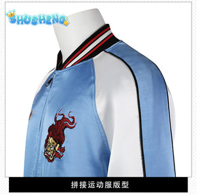 Blue Jordan Li Cosplay Coat Gen V Season 1 Cosplay Costume Halloween Comic Con Fancy Dress