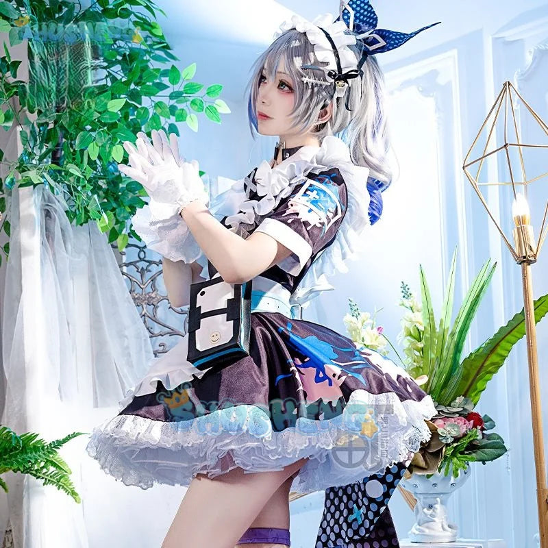 Honkai: Star rail cos Silver Wolf maid set cosplay game costume girl