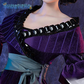 Game Reverse:1999 Tuesday Cosplay Christine costume Sexy Mature Purple Dress Accessories Halloween Ball Women New Uniform