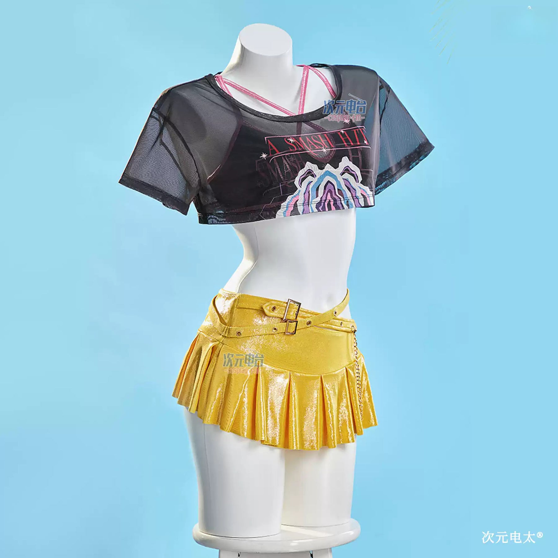 Shusheng-R Anime KPop Demon Hunters Mira Swimsuit Cosplay Costume S-XL