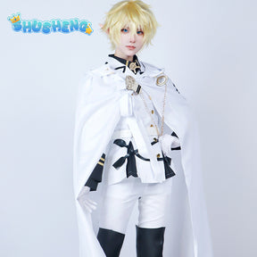 Anime Mikaela Hyakuya Cosplay Seraph of The End Cosplay Costumes Uniform Cloak Ornament Halloween Carnival Party Cos Adult Men