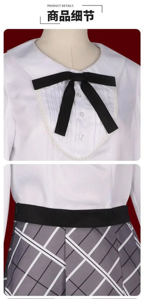 BanG Dream!Sakiko Togawa Cosplay Oblivionis Costume Campus JK Uniform Shirt Skirt Tie Set Halloween Party Sweet Girl clothing