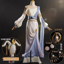 Fiona Gilman Priestess Cosplay Dress Suit Game Identity V Anime Elegant Dress Role Play Clothing Women Halloween Suit Shusheng