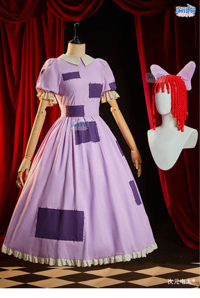 Shusheng-R Anime The Amazing Digital Circus Gangle Patch Dress Cosplay Costume S-XL