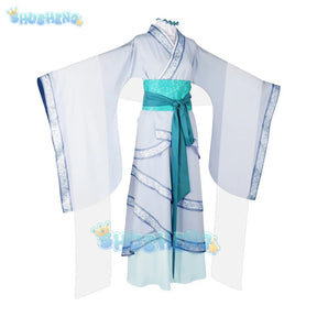 Anime The Apothecary Diaries Jinshi Cosplay Costume White Dress Headwear Earrings Kusuriya No Hitorigoto Maomao Women Outfit Cos