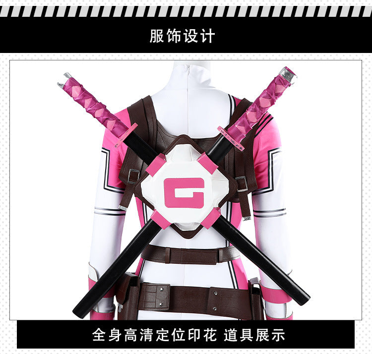 Hero Catcher High Quality Gwenpool Costume Pink Gwenpool Suit Spandex Suit Zentai Cosplay Costume Gwen Pool Costume