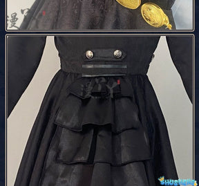 Game Identity V Demi Bourbon Cosplay Costume Barmaid True Proof New Skin Uniforms Costume Suits Black Clothes