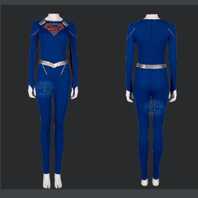 Superhero Cosplay Blue Bodysuit SuperWomen Zentai Costumes Womloak SuperGirl Cos Jumpsuit Rompers Aldult Outfits Role Play