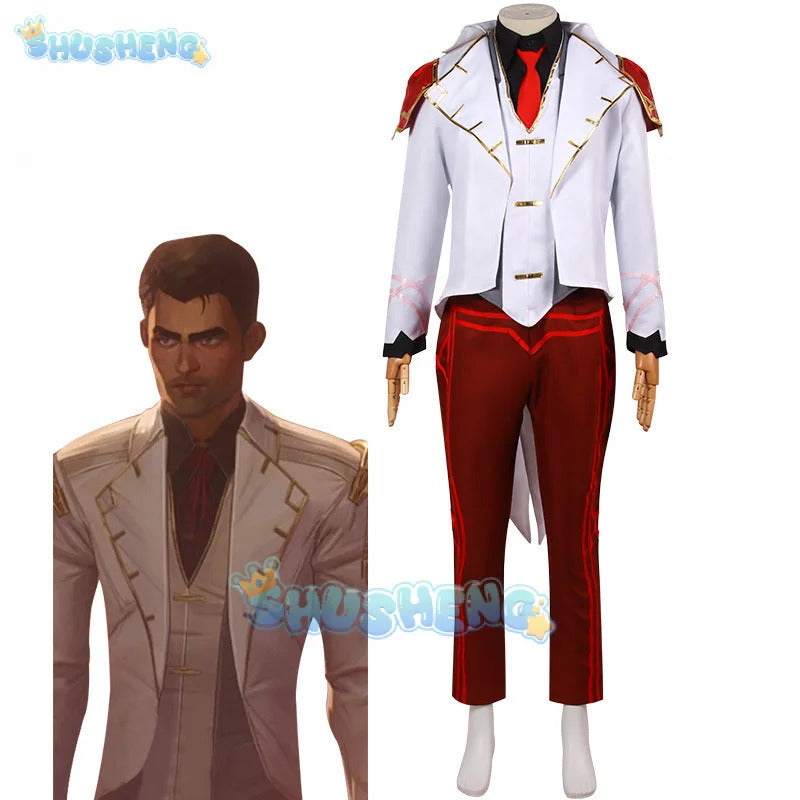 LOL Arcane Jayce Cosplay Costume Arcane: League of Legends The Defender Of Tomorrow Jayce Uniform Outfits Halloween Party Suit