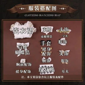 Shusheng-SSR Game Identity V girl Cosplay Costume Princess Lolita  Dress Princess Lolita girl Uniforms Clothes Halloween Carnival Party Suit