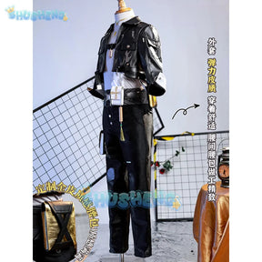 Wuthering Waves Rover Cosplay Costume Wig Male Uniform Main Character Resonator Necklace Halloween Party Women Men Props