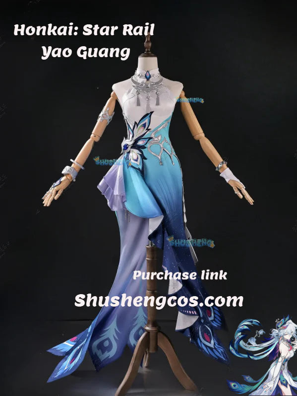 Game Cosplay Series: Honkai: Star Rail Yao Guang Cosplay cute Costume Shushengcos
