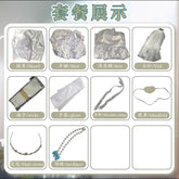 Takanashi Rikka Cosplay Anime Love, Chunibyo & Other Delusions Costume Gorgeous Wedding Dress and Accessories Halloween uniform