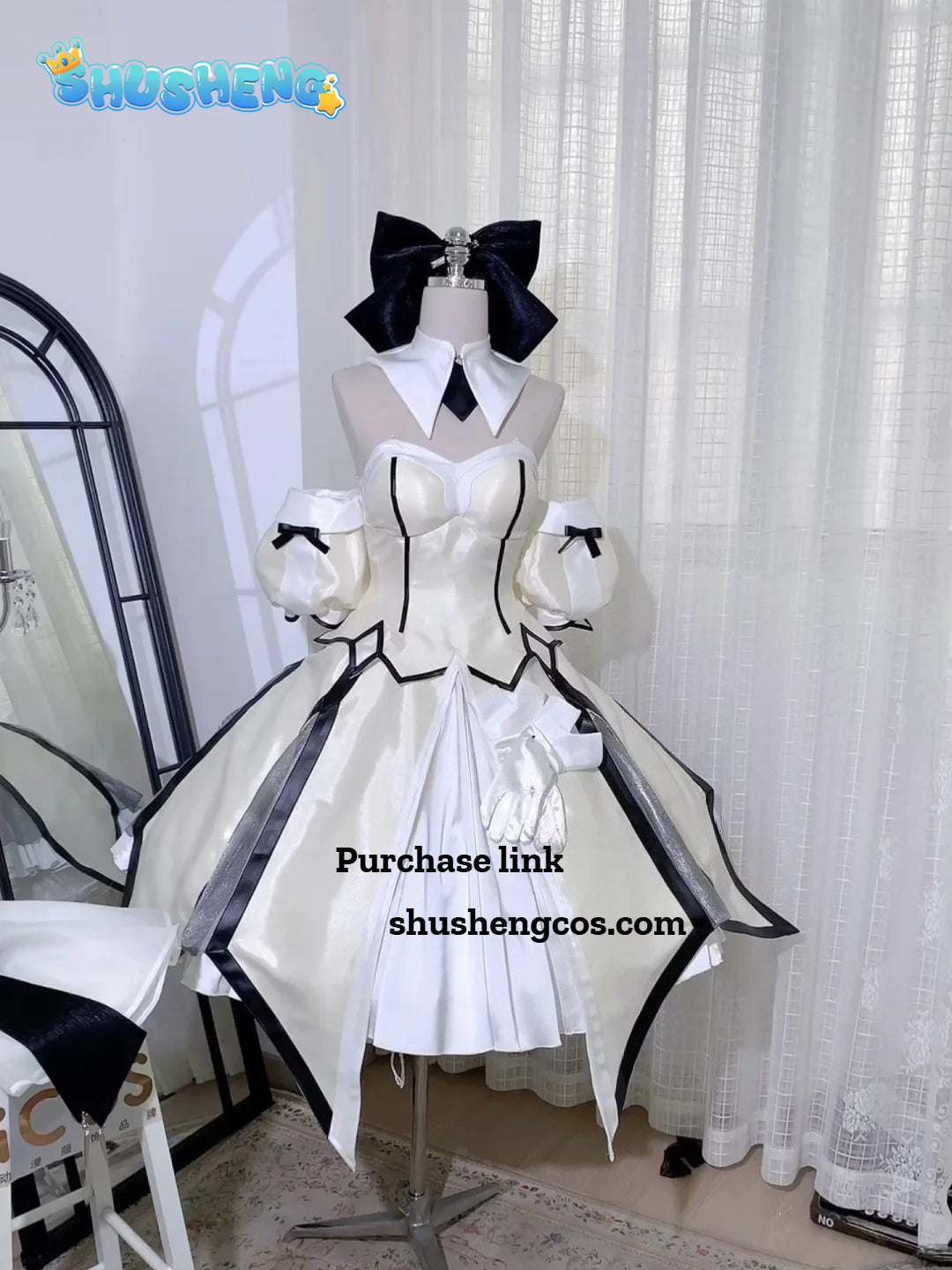 Game Cosplay Series:Fate/Grand Order-Artoria Pendragon （saber lily ）Cosplay Costume full set Shushengcos S-XL