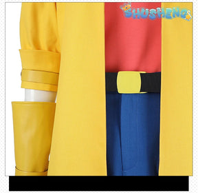 Super Villain Fantasia X 97 Cosplay Jubilee Cosplay Costume Disguise For Girls Women Adult Coat PantsHalloween Carnival Suit