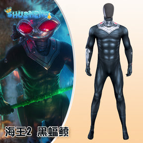 Aquaman Black Manta Cosplay Costume 3D Printed Superhero David Hyde Costume Spandex Suit Halloween Costume Bodysuit for Adult