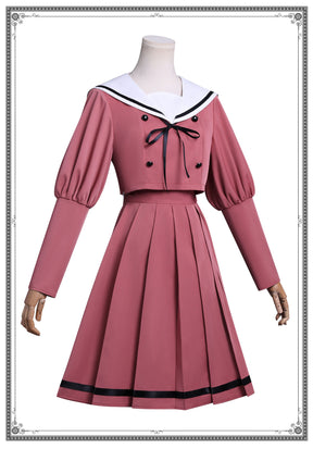 Waguri Kaoruko Cosplay Costume The Fragrant Flower Blooms With Dignity JK Uniform Carnival Women Casual Daily Set