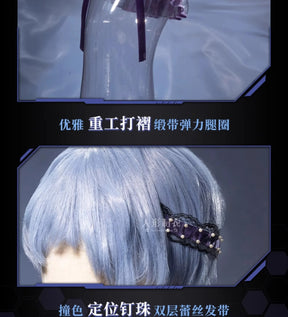 Ayanami Rei Cosplay Linkage Dress Nikke Uniform Halloween Carnival Party Christmas Play Role Clothes Clothing for Women