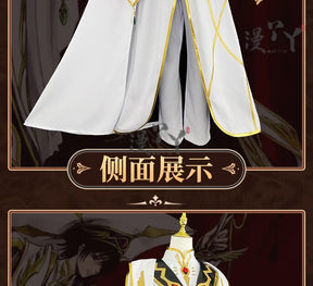 Code Geass Lelouch of the Rebellion Anime Lelouch Lamperouge Cosplay Costume Emperor Uniform Unisex Cos Convention Gift