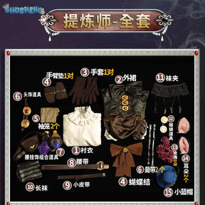 Identity V Vera Nair Perfumer Game Suit Gorgeous Uniform Cosplay Costume Halloween Party Role Play Outfit Women S-XXL