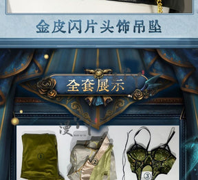 Games Identity V Demi Bourbon Cosplay Costume Barmaid Proofreader Uniform Halloween Carnival Party Christmas Play Role Clothing