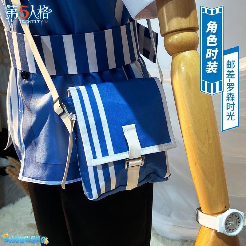 Game Identity V Cosplay Costumes Postman Victor Grantz Cosplay Costume Survivor Uniform Suits Clothes Blue Uniform