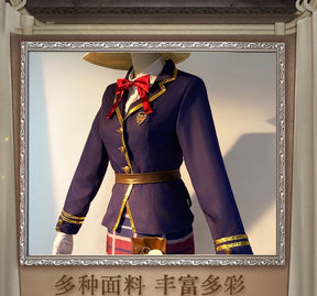 Game Identity V Doctor Emily Dyer Ivory Tower Cosplay Costume  Women Dress Anime Outfit Halloween Party Roleplay Fullset