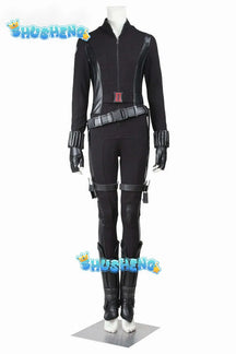 Natasha Romanoff Captain America 2 Cosplay Costume  Jumpsuit Halloween Party Clothes For Ladies Role Play Fashion