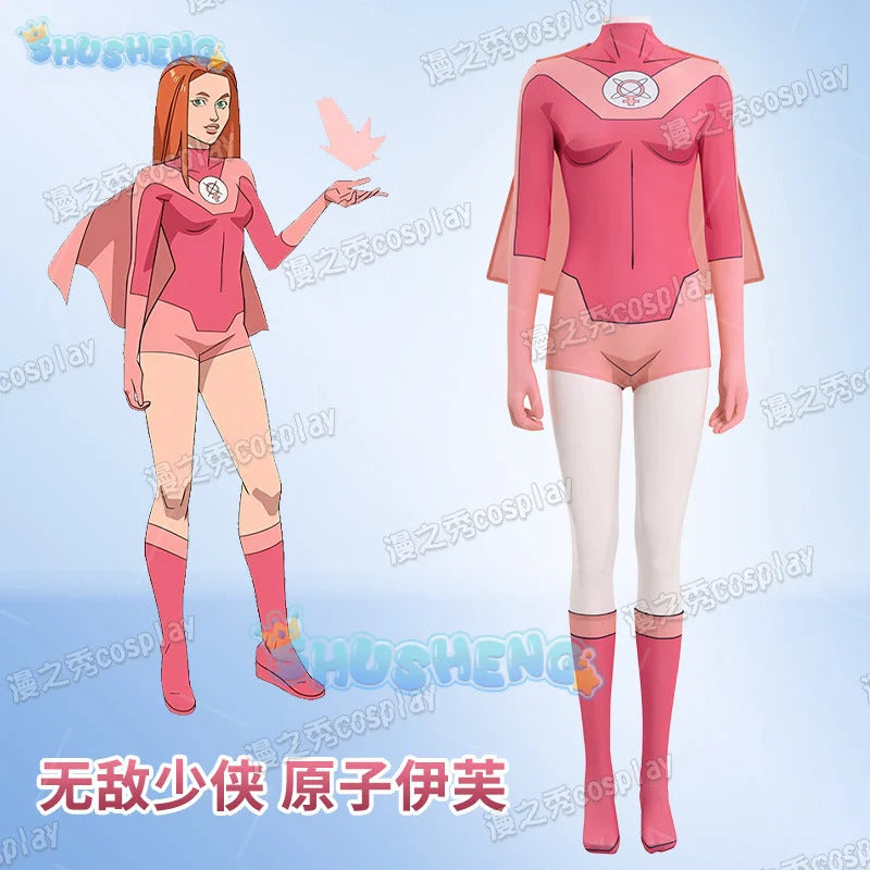 Invincible Season Atom Eve Cosplay Costume Uniform Halloween Carnival Party Christmas Play Role Clothes Clothing for Women