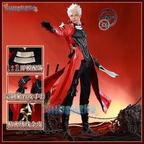 Honkai：Star Rail FATE Archer Cosplay Costume Uniform Halloween Carnival Party Christmas Play Role Clothes Clothing for Men