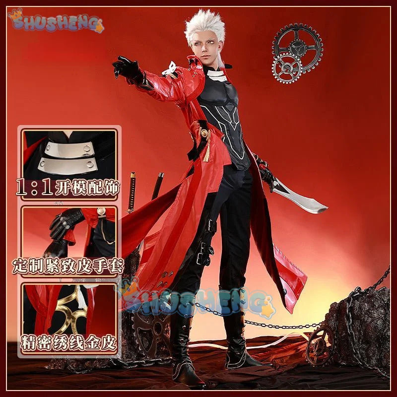 Honkai：Star Rail FATE Archer Cosplay Costume Uniform Halloween Carnival Party Christmas Play Role Clothes Clothing for Men