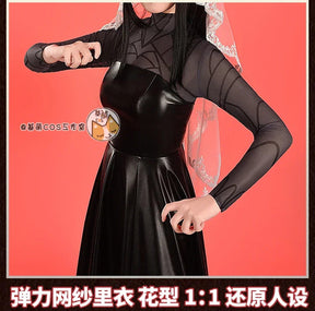 Shusheng Anime Sakamoto Days Osaragi Cosplay Veil Stocking Costume Dress Assassin Taro Sakamoto Halloween Party for Women Prop