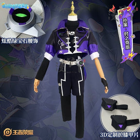 Honor of Kings Sun Ce Journey of Time Men Cosplay Costume Cos Game Anime Party Uniform Hallowen Play Role Clothes Clothing