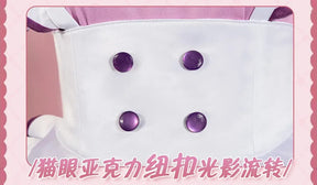 LoveLive!Superstar!!Uehara Ayumu Ruby Kurosawa Wakana Shiki Cosplay Costume Socks Apron Tie Hair Clip Wig Halloween Maid Set
