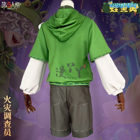 Identity V Florian Brand Fire Investigator Cosplay Costume Leonard Uniform Halloween Carnival Party Christmas Play Role