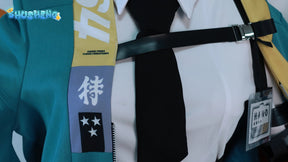 Hoshimi Miyabi Cosplay Anime Costume Game Zenless Zone Zero Section 6 Miyabi Wig Lovely Uniform Skirt Woman Kawaii Carnival Suit