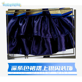 Diamond Dust Hina Rin Nana Ai Cosplay GIRLS BAND CRY gbc hina Costume Halloween Party Fashion Dress Wig Props Uniform Woman Set