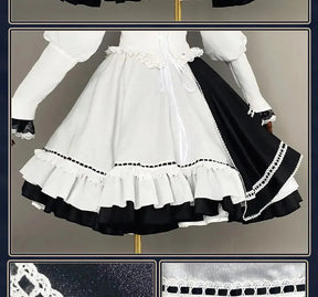 Asahina Mafuyu mfy Cosplay PRSK PJSK Five boxes Costume New Sweet Lolita Dress Halloween Party Fashion Women's Maid Uniform
