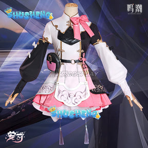 Encore Cosplay Game Wuthering Waves Costume Fashion Uniform Dress Full Set Halloween Party Role Play Clothing New