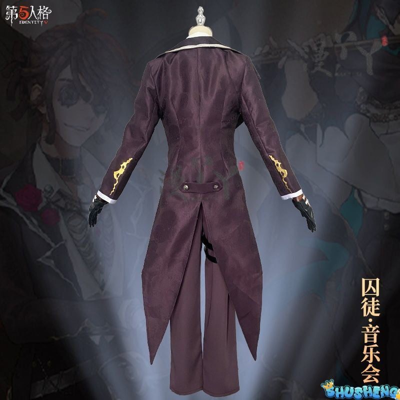 Prisoner/Luca Balsa Cosplay Game Identity V Costume The Official Halloween Concert Daily Outfit Party Role Play Clothing