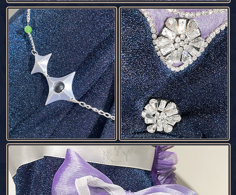 Ayanami Rei Purple Sexy Dress Cosplay Anime NIKKE：The Goddess of Victory Costume Prop Dress Woman Halloween Customized