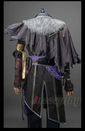 Velsor Clair Obscur: Expedition 33 Cosplay Verso Costume Men's new fantasy Halloween uniform vest shoe cover waist bag props set