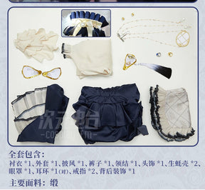 Anime Black Butler Cosplay Ciel Phantomhive Oyster oysters Costume Gothic style dress accessories Halloween party women uniform