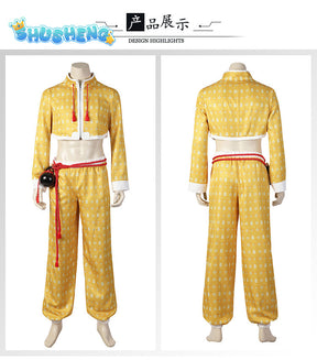 In Stock Game Street Fighter 6 Cos Jamie Cosplay Halloween Christmas Party Costume Cos Clothes Stage Performance Role Play