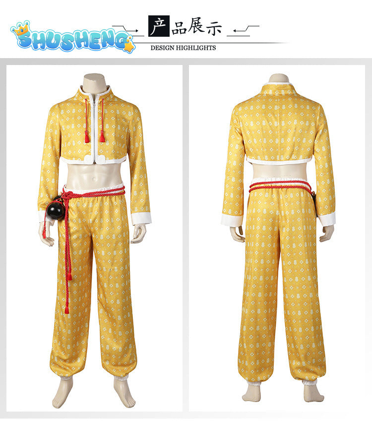 In Stock Game Street Fighter 6 Cos Jamie Cosplay Halloween Christmas Party Costume Cos Clothes Stage Performance Role Play