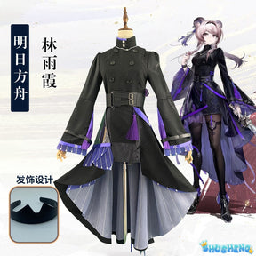 Game Arknights Lin Cosplay Costume Fancy Party Dress Suit Halloween Carnival Uniform Anime Clothes
