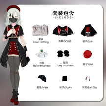 BanG Dream! Sakiko Togawa Wakaba mutsuma cosplay costume Ave Mujica uniform Halloween Carnival Party Christmas play role clothes