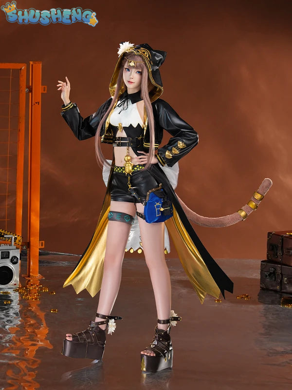 Arknights Pepe Women Cosplay Costume Cos Game Anime Party Uniform Hallowen Play Role Clothes Clothing