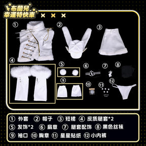 Shusheng-R Game NIKKE:The Goddess of Victory Sexy Lovely Uniform Blanc Cosplay Costume S-XXL