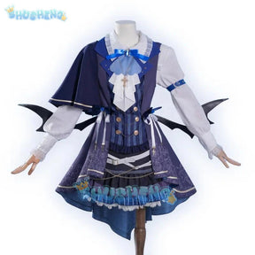 Vtuber Higashi Yukihasu Cosplay Costume Uniform Halloween Carnival Party Christmas Play Role Clothes Clothing for Women